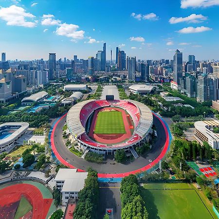 Waifiden Guangzhou Grand View Golden Palace Apartment - Free Shuttle Bus During The Canton Fair מראה חיצוני תמונה
