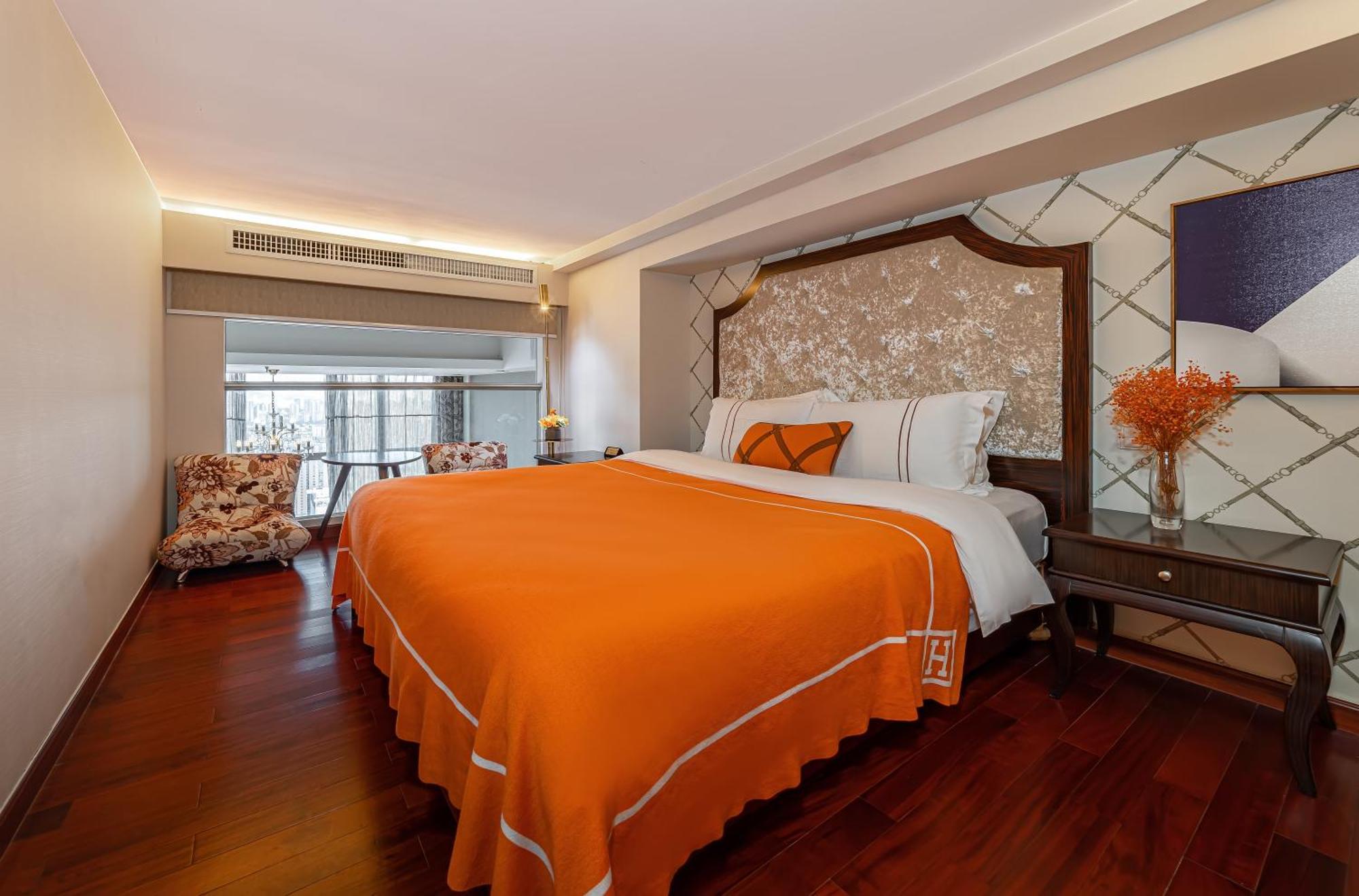 Waifiden Guangzhou Grand View Golden Palace Apartment - Free Shuttle Bus During The Canton Fair מראה חיצוני תמונה