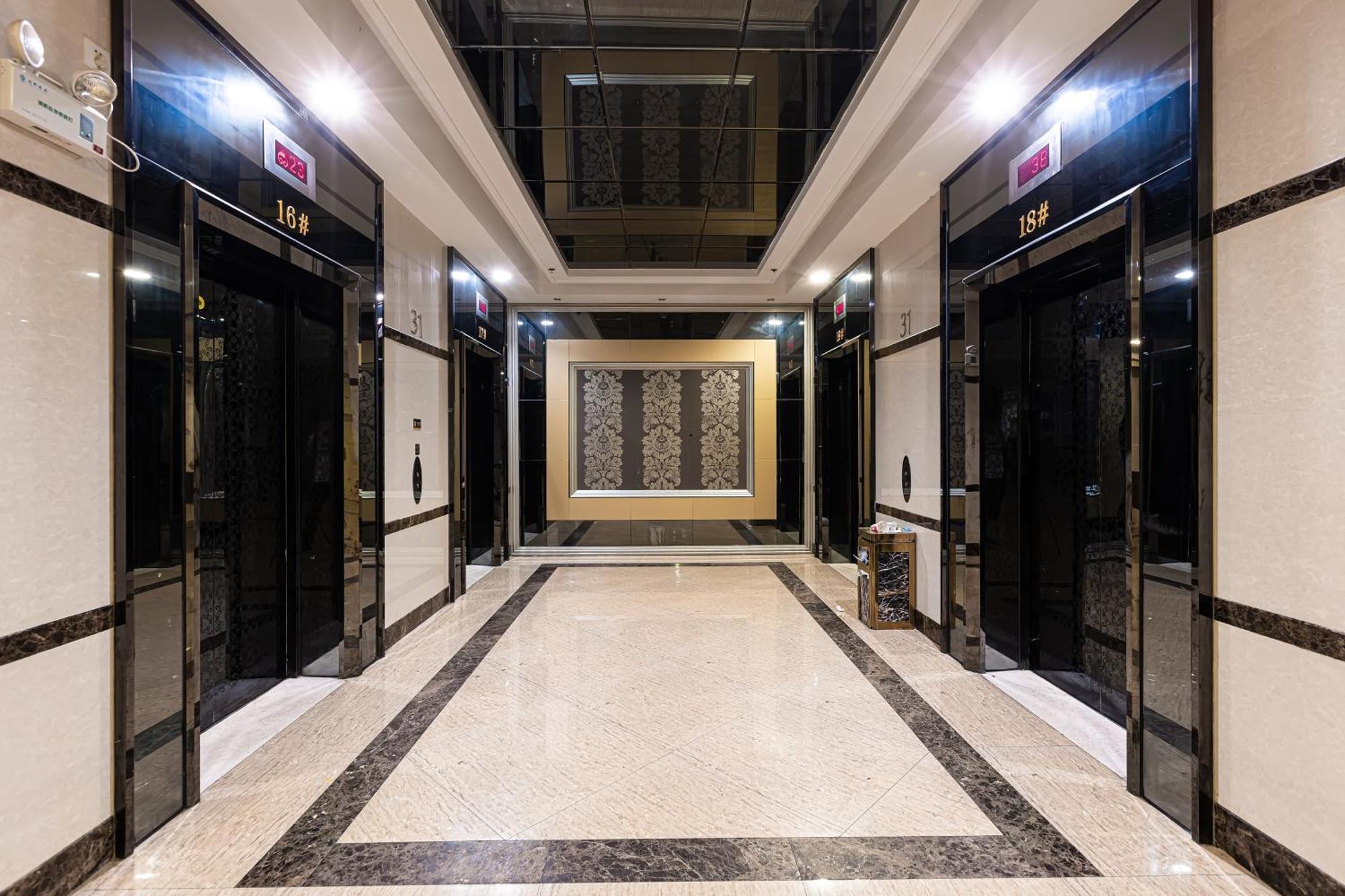 Waifiden Guangzhou Grand View Golden Palace Apartment - Free Shuttle Bus During The Canton Fair מראה חיצוני תמונה