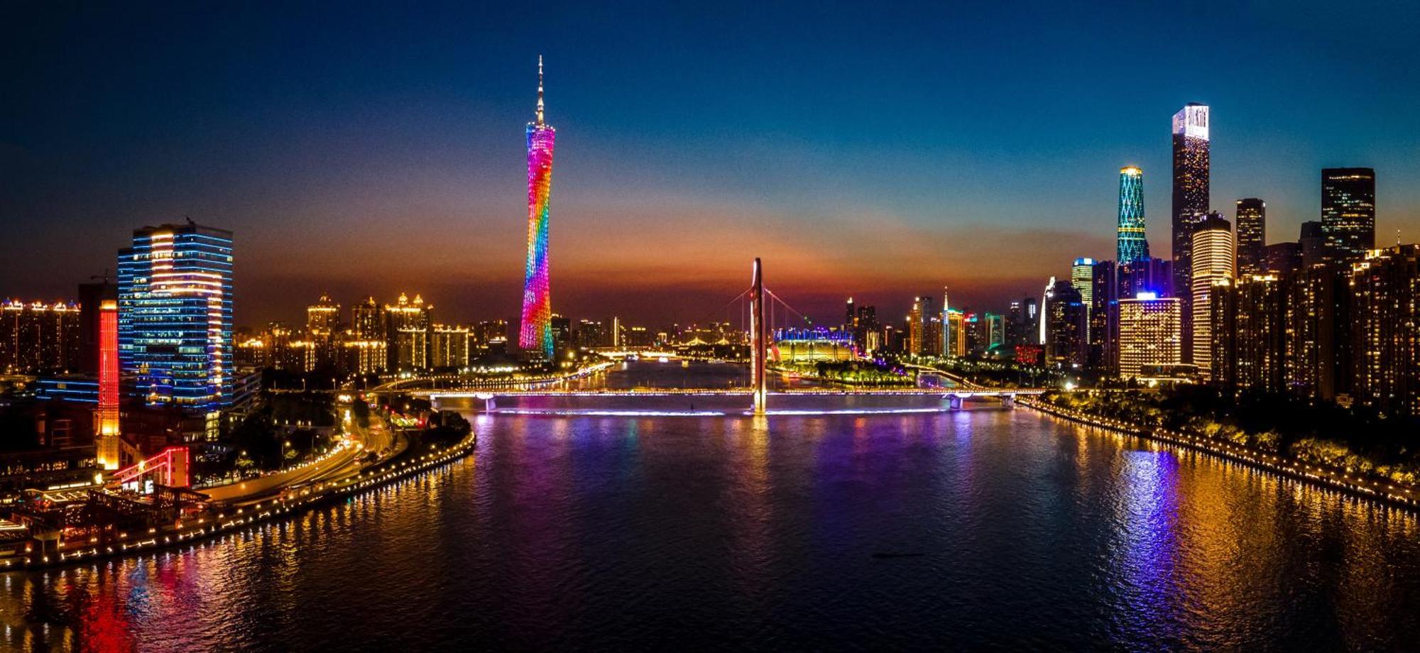 Waifiden Guangzhou Grand View Golden Palace Apartment - Free Shuttle Bus During The Canton Fair מראה חיצוני תמונה
