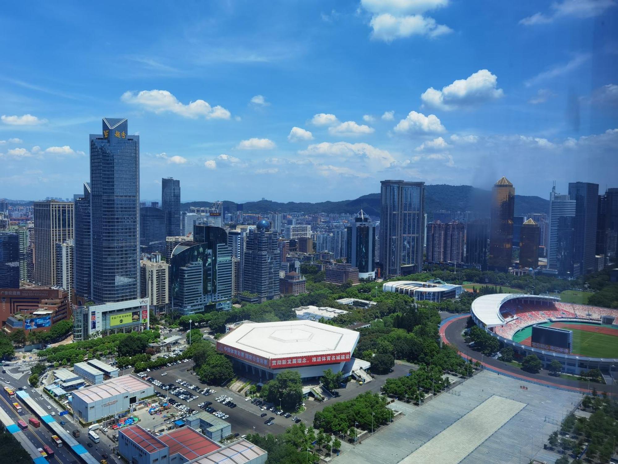 Waifiden Guangzhou Grand View Golden Palace Apartment - Free Shuttle Bus During The Canton Fair מראה חיצוני תמונה