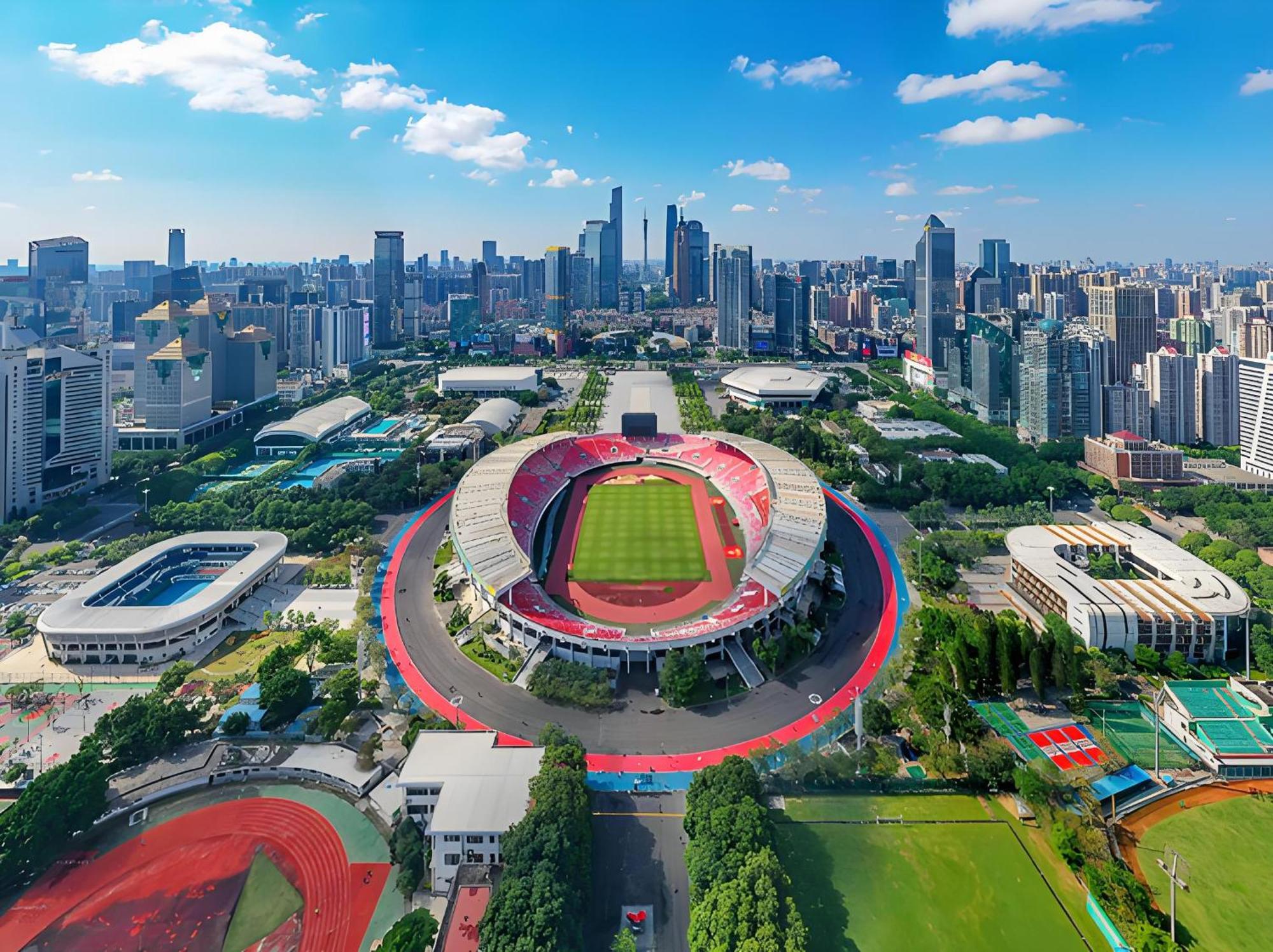 Waifiden Guangzhou Grand View Golden Palace Apartment - Free Shuttle Bus During The Canton Fair מראה חיצוני תמונה
