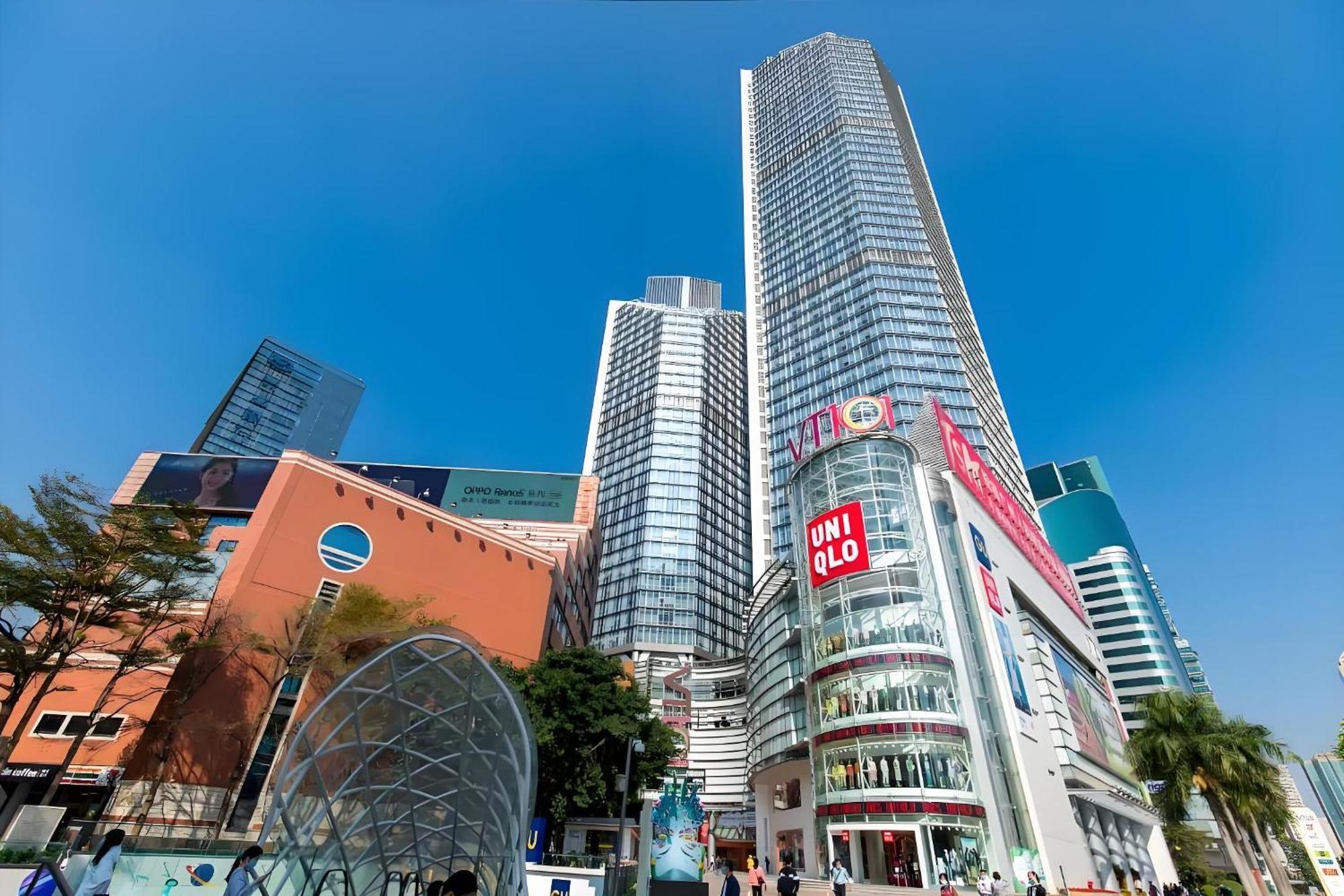 Waifiden Guangzhou Grand View Golden Palace Apartment - Free Shuttle Bus During The Canton Fair מראה חיצוני תמונה