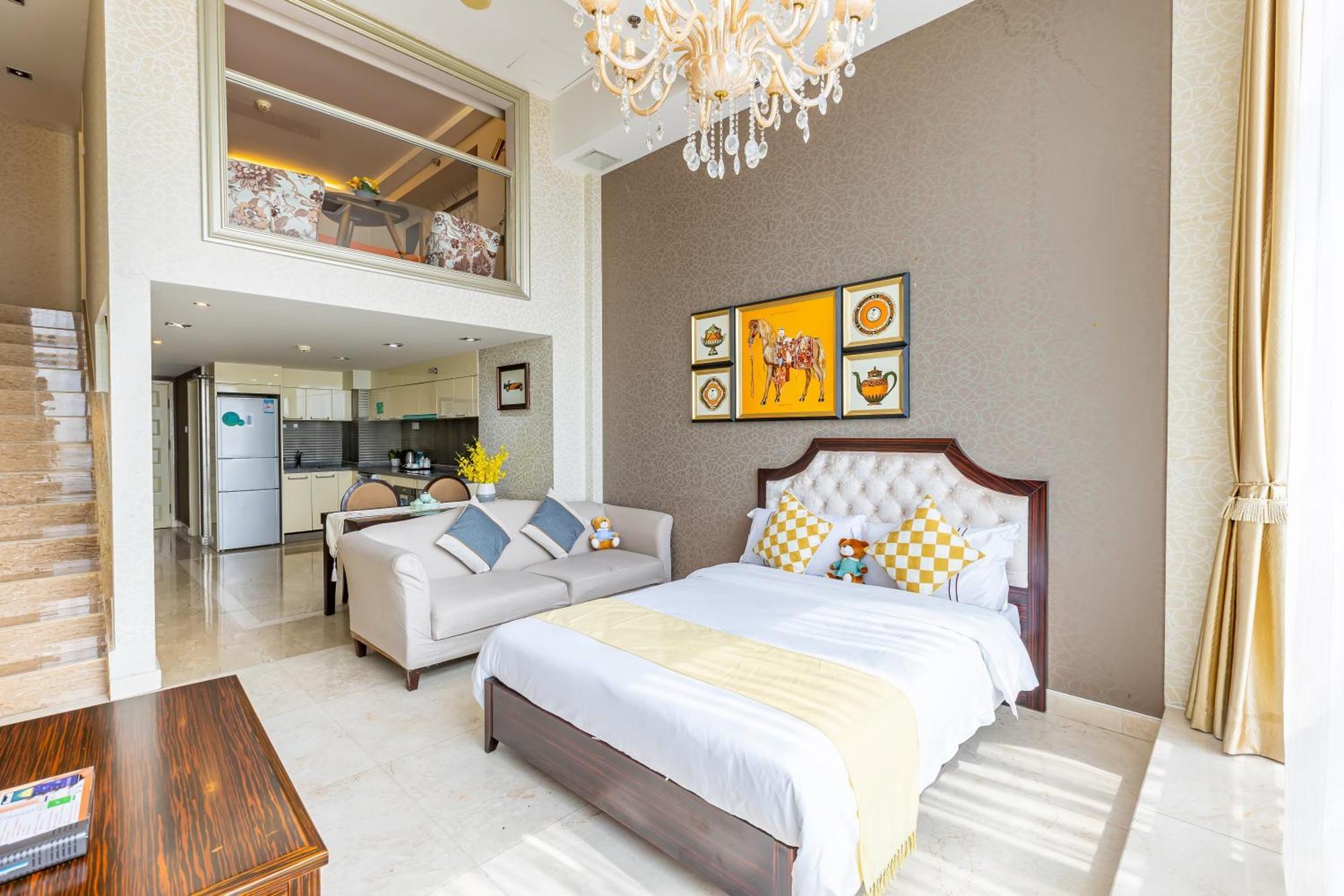 Waifiden Guangzhou Grand View Golden Palace Apartment - Free Shuttle Bus During The Canton Fair חדר תמונה