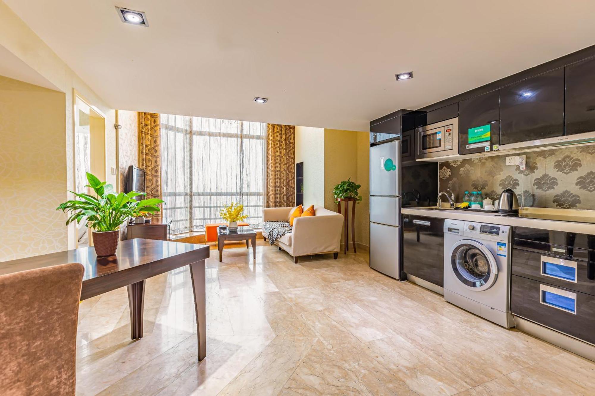 Waifiden Guangzhou Grand View Golden Palace Apartment - Free Shuttle Bus During The Canton Fair חדר תמונה